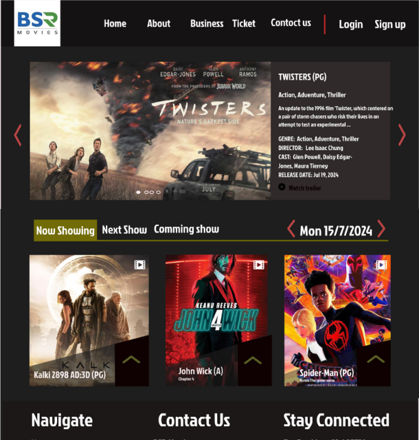 Movie Ticket Booking Platform showcase